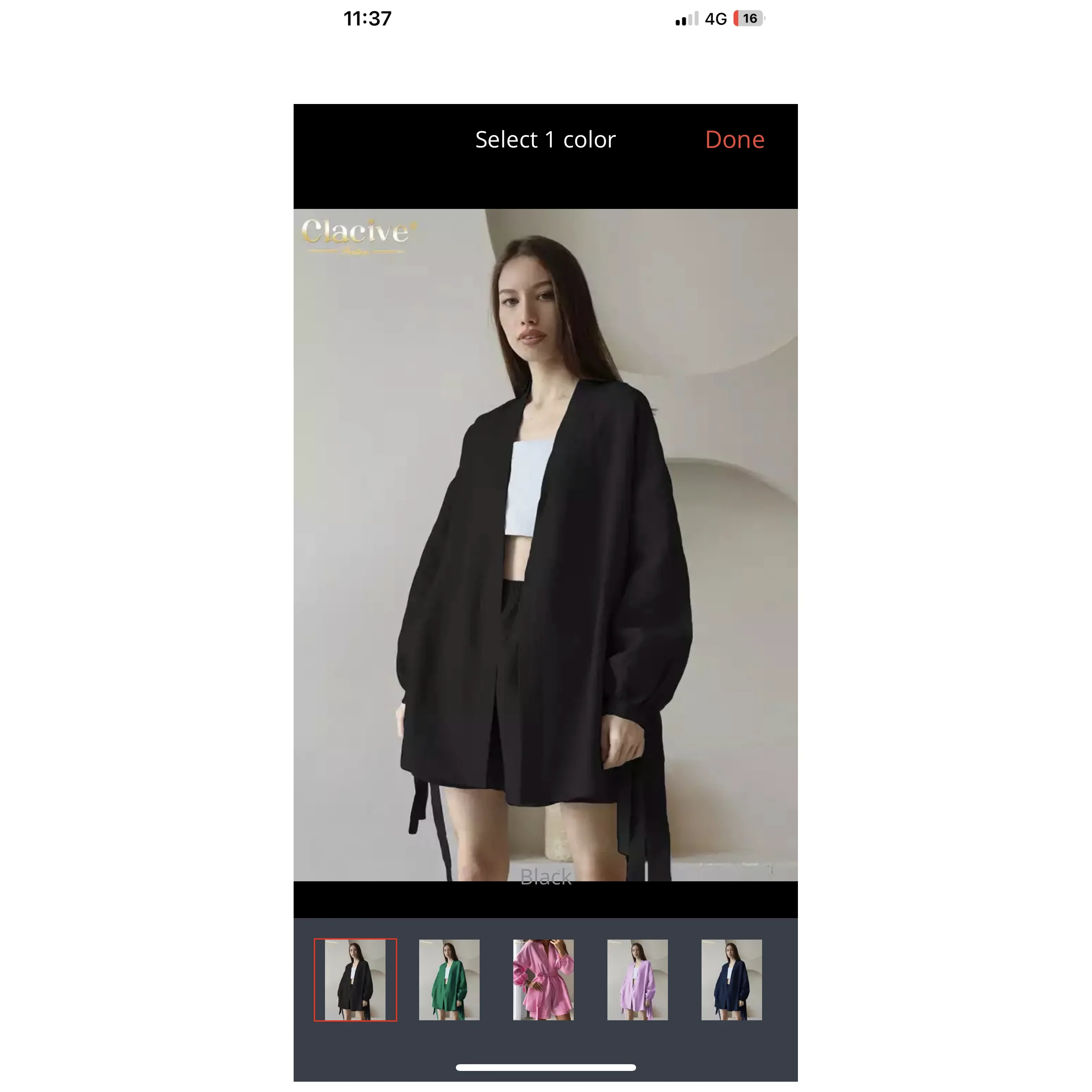 Loose High Waist Shorts Lace-Up Robes Tops Set - Image 9
