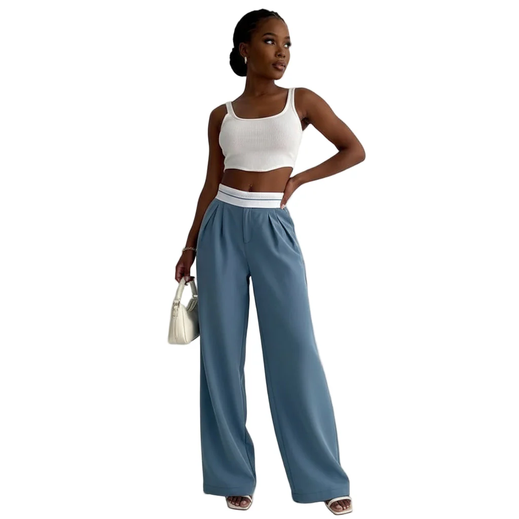 Loose High Waisted Pants - Image 3