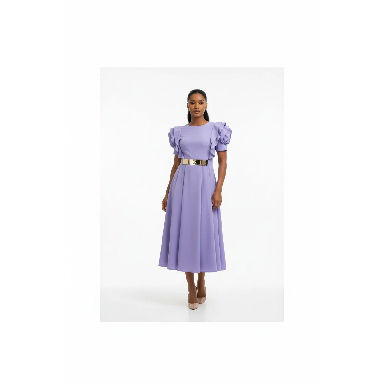Lovely Lady Chiffon Dress - Image 3