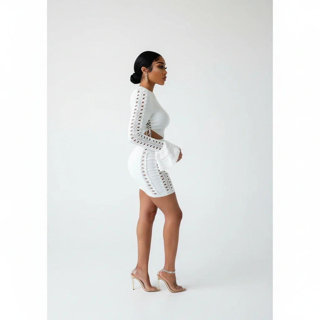 Maddie Bodycon Bandage Dress - Image 3