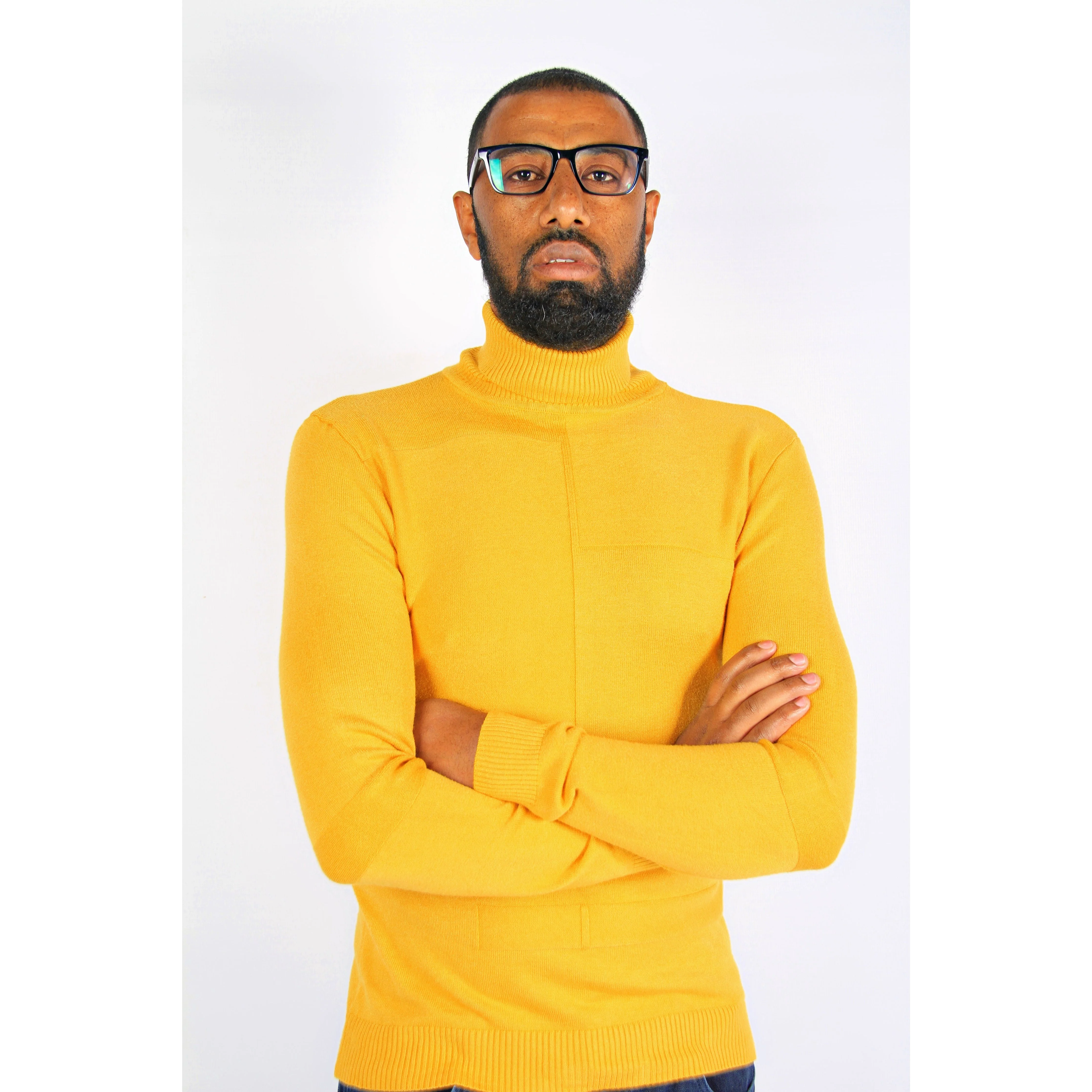 Men's Polo Neck Sweater. - Image 18