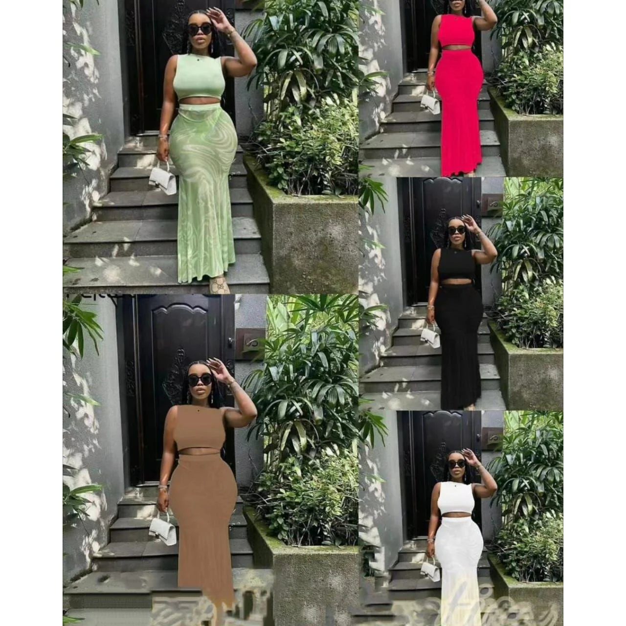 Mesh See Through Women 3 Pieces Set - Image 2