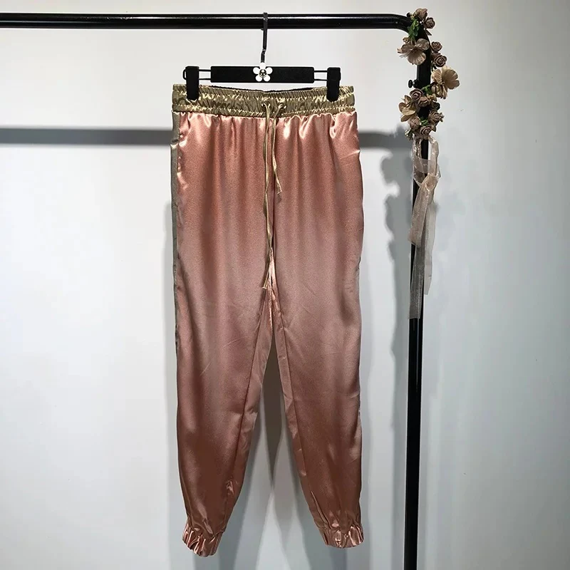 Metallic Satin Hooded Tracksuit - Image 6