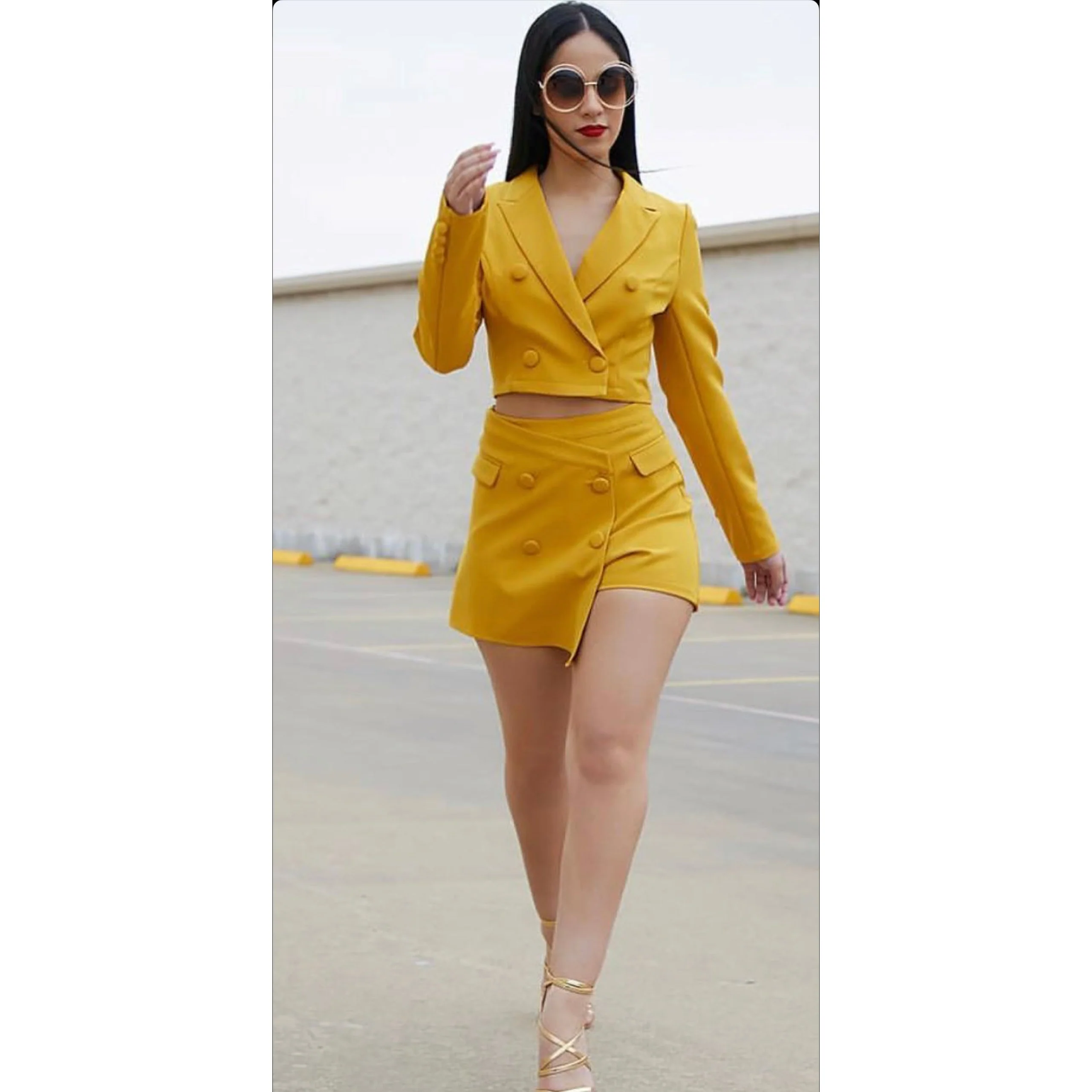 Mini Skirt and Blazer Formal Set - Image 3