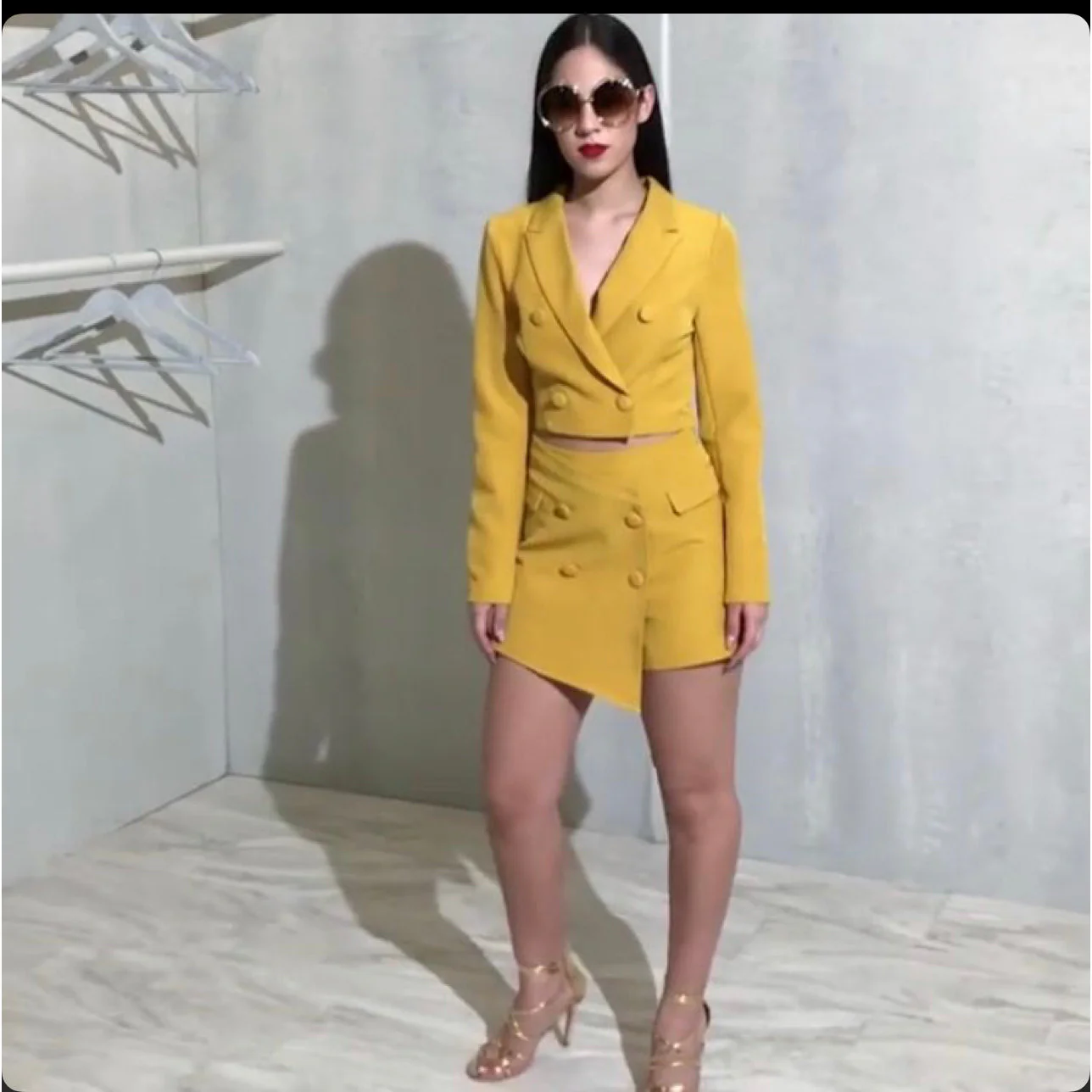 Mini Skirt and Blazer Formal Set - Image 5