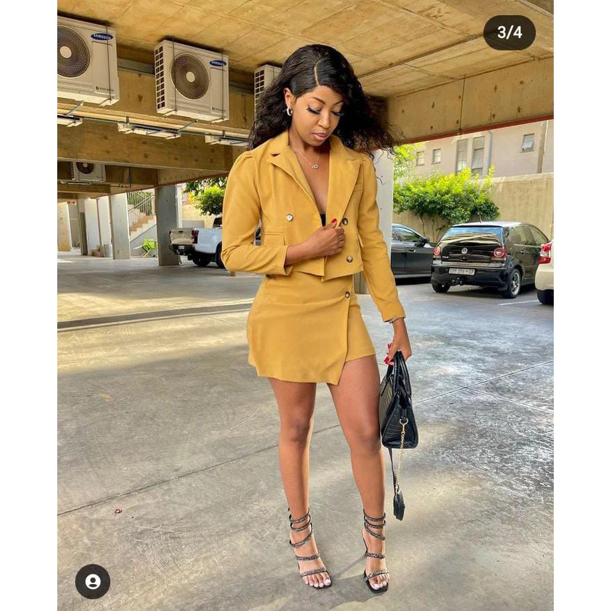 Mini Skirt and Blazer Formal Set - Image 7