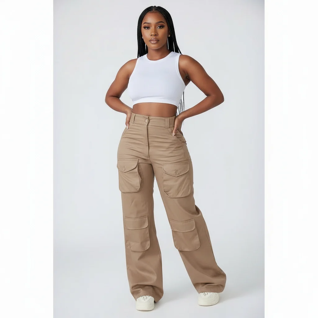 Multi-Pocket Workwear Pants. - Image 4