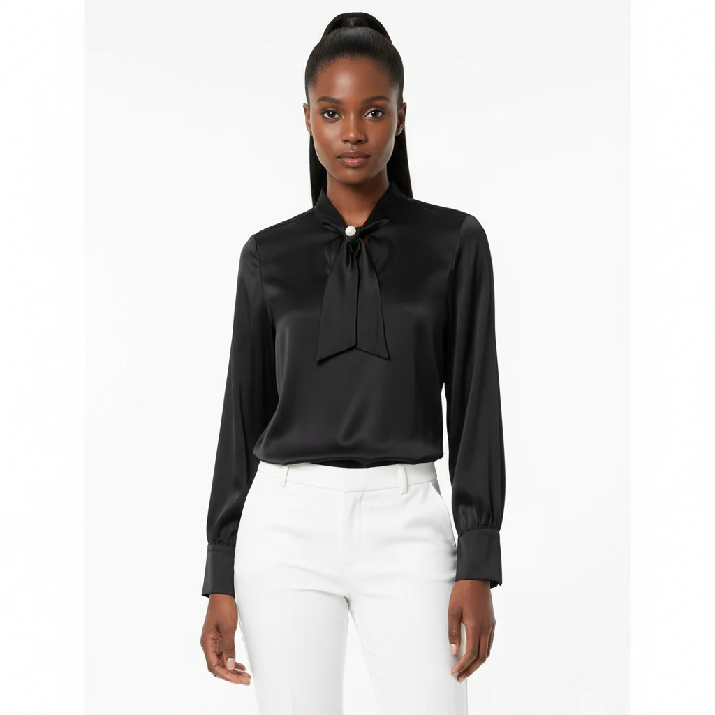 Necktied Blouse 