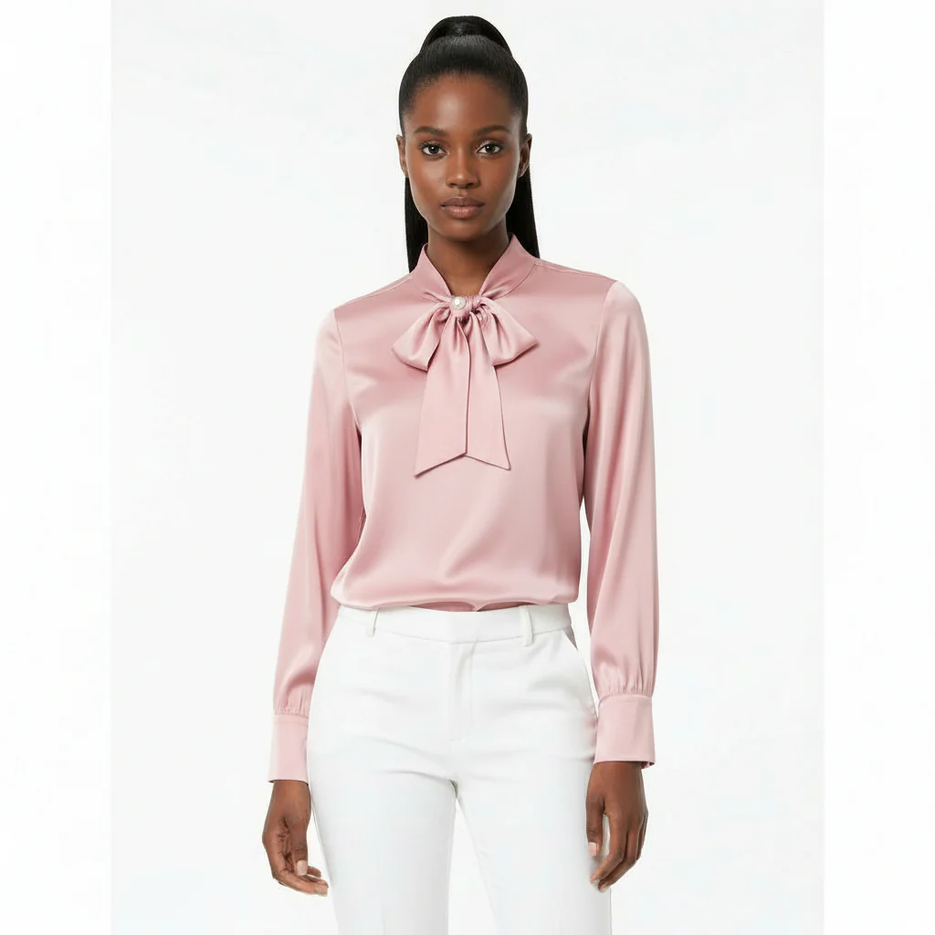 Necktied Blouse  - Image 2