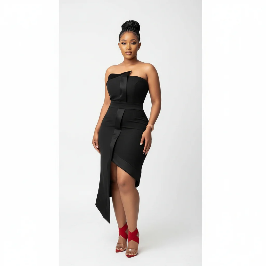 Off Shoulder Bodycon Dress - Image 4