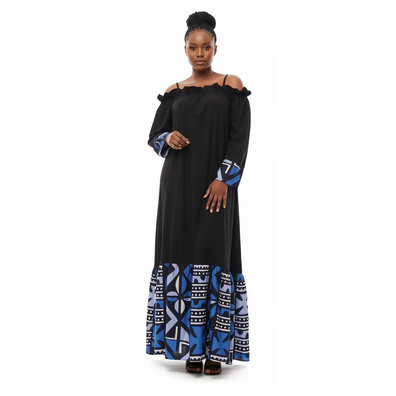 Off Shoulder Long Maxi Dress - Image 5