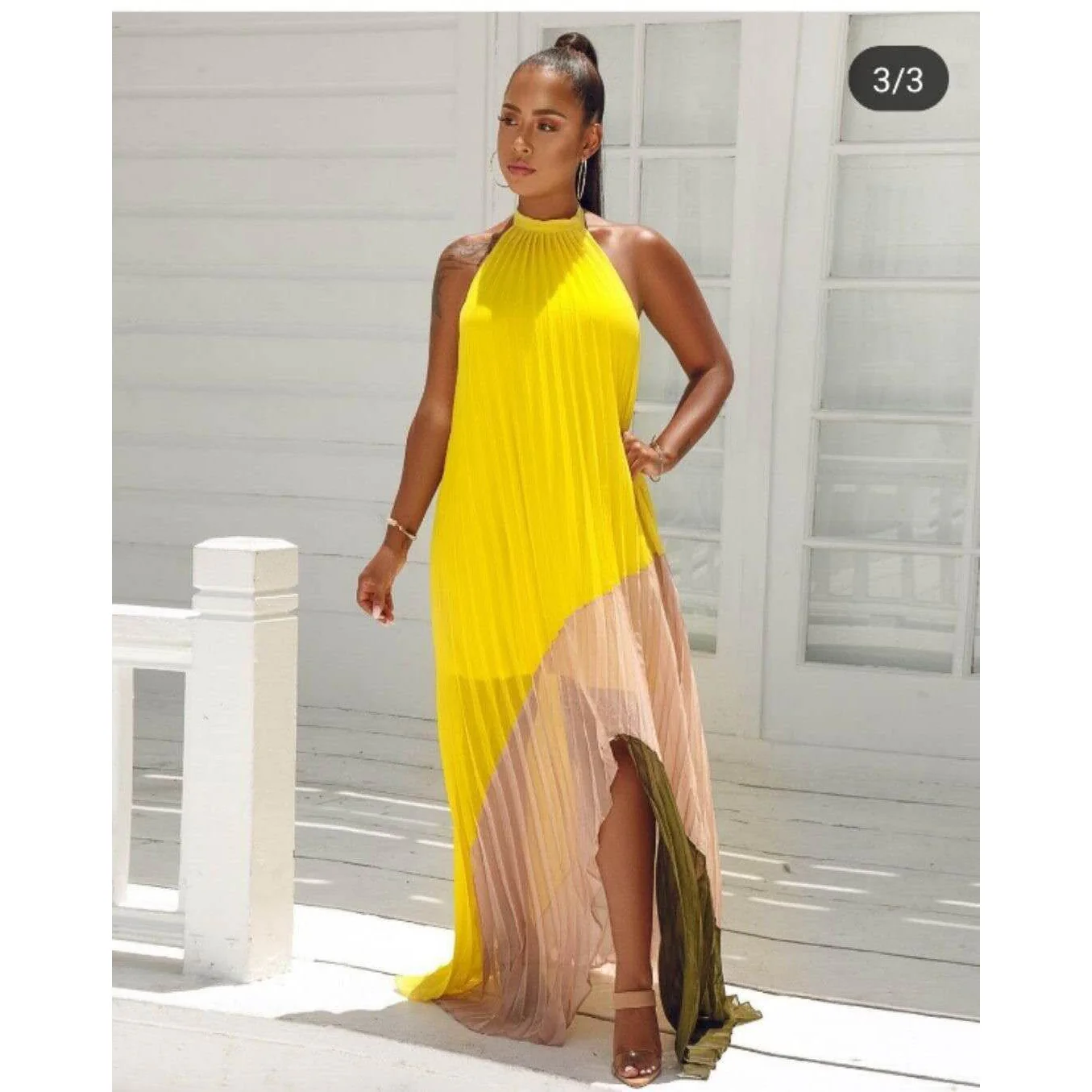 Off Shoulder Maxi Dress - Image 2