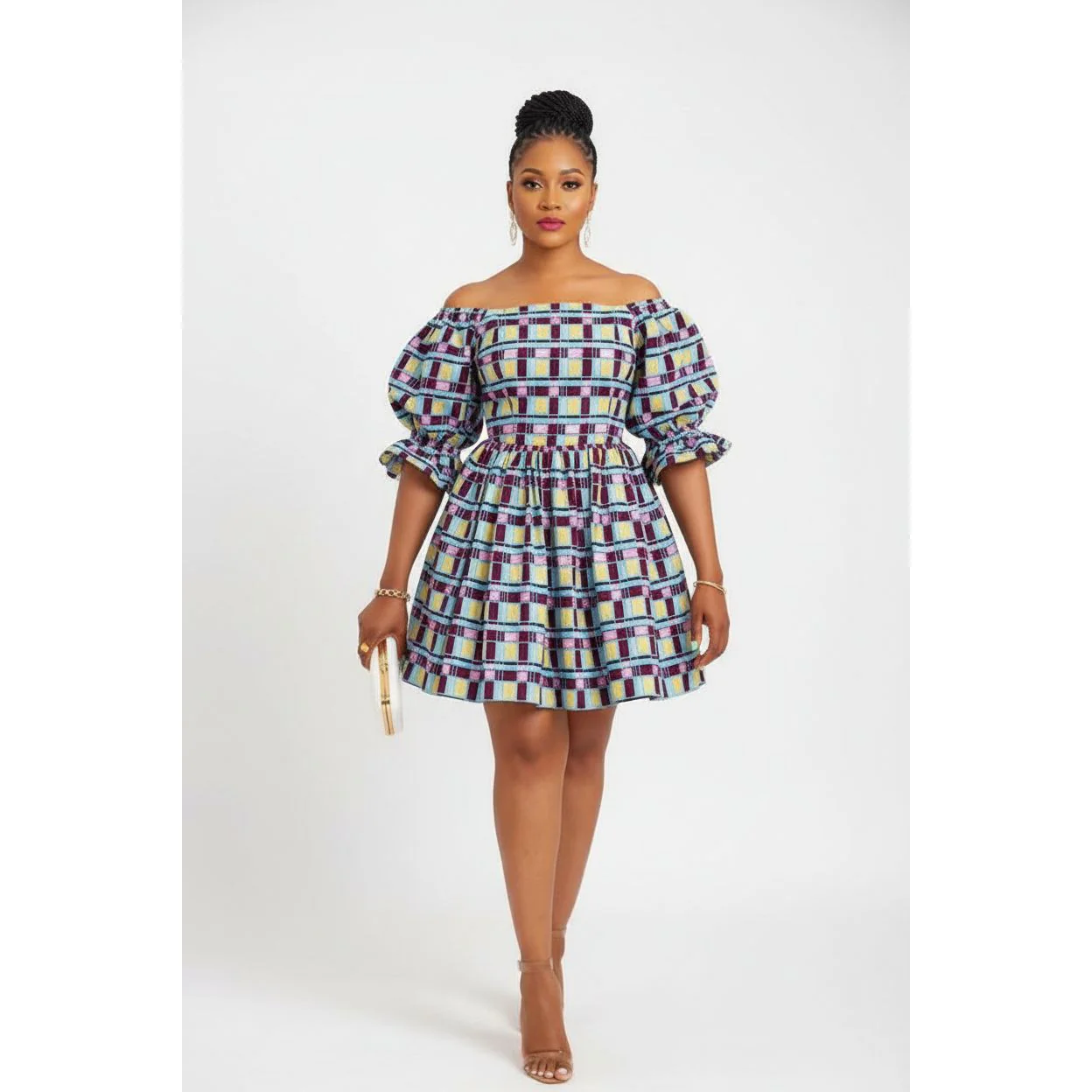 Off Shoulder Mini Dress - Image 3