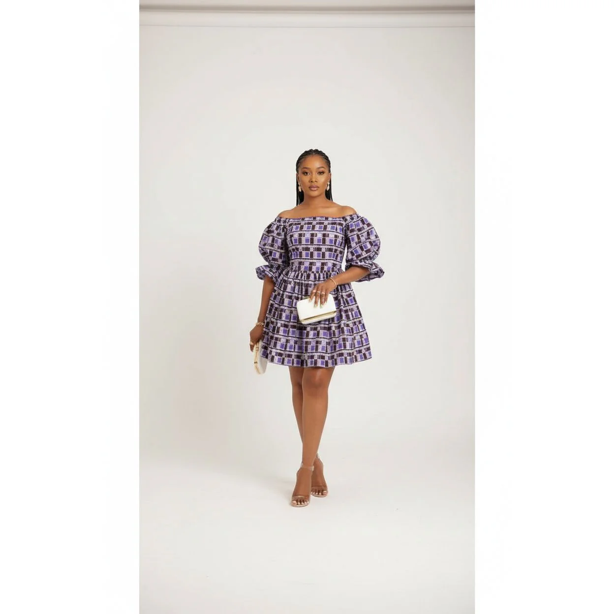Off Shoulder Mini Dress - Image 4