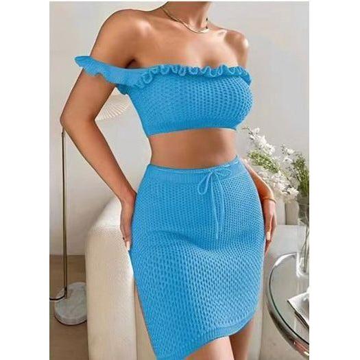 Off Shoulder Sexy Two Piece Set - Image 7