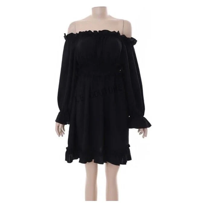 Off shoulders Long Sleeve Dress - Image 8