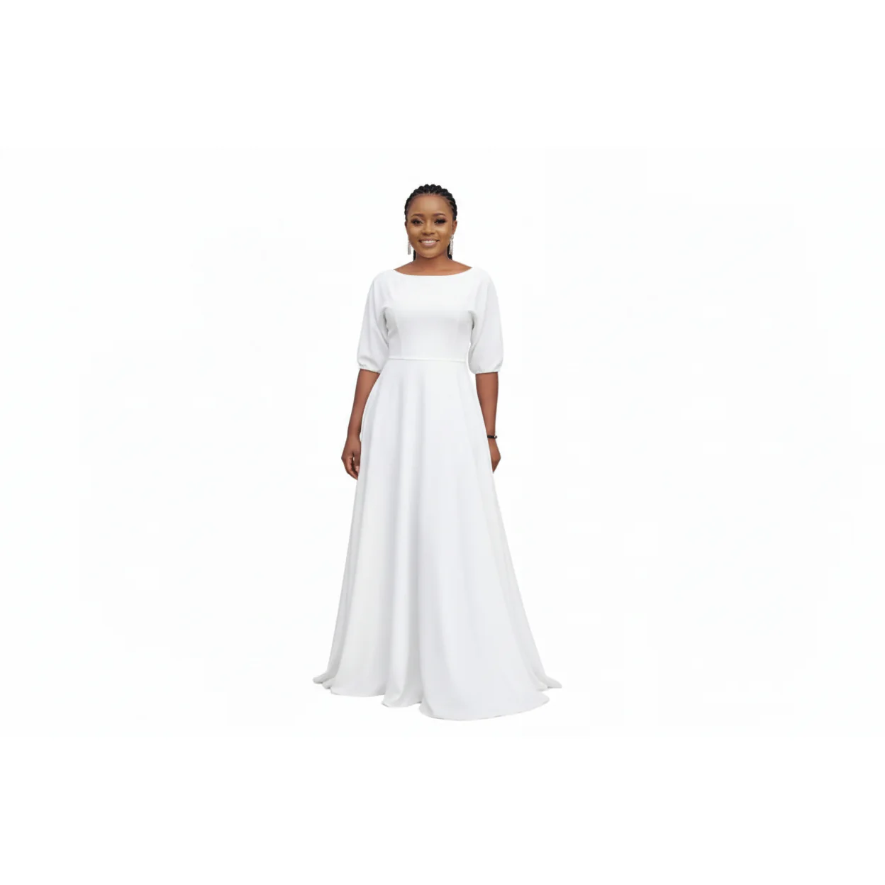 One Hand Off Shoulder Maxi Dress  - Image 3