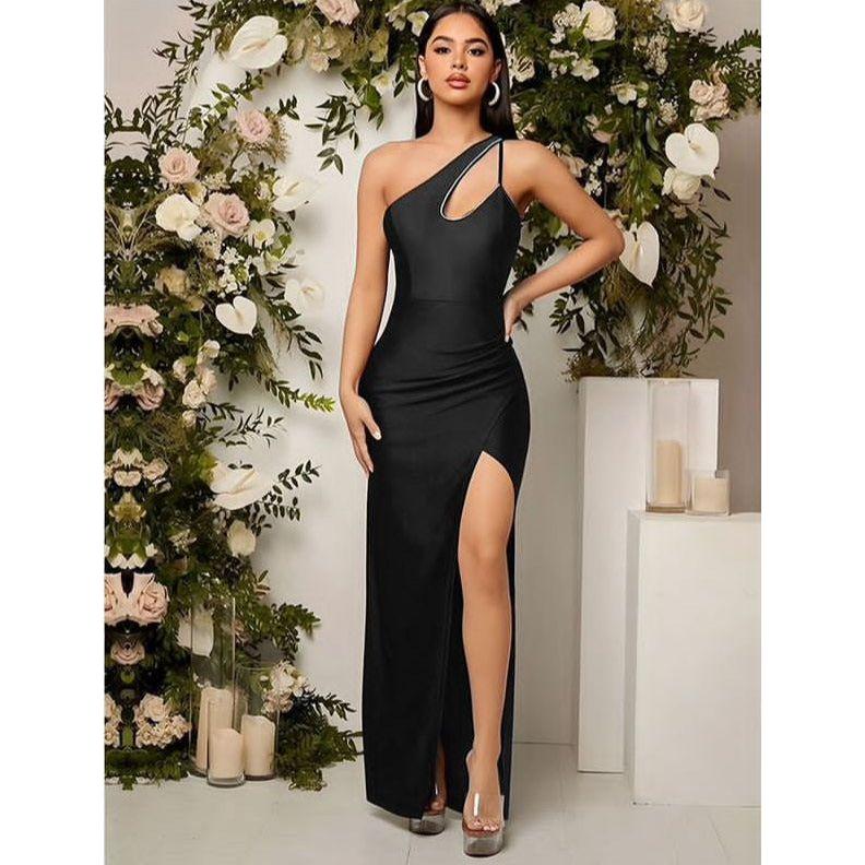 One Hand Slit Dress - Image 3