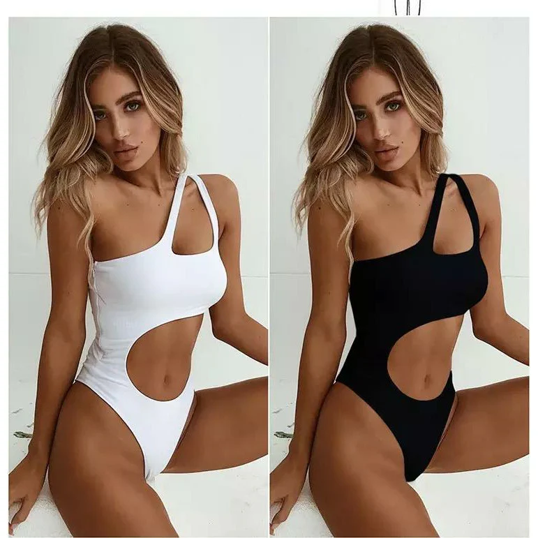 One Shoulder Sexy One Piece Bikini - Image 4