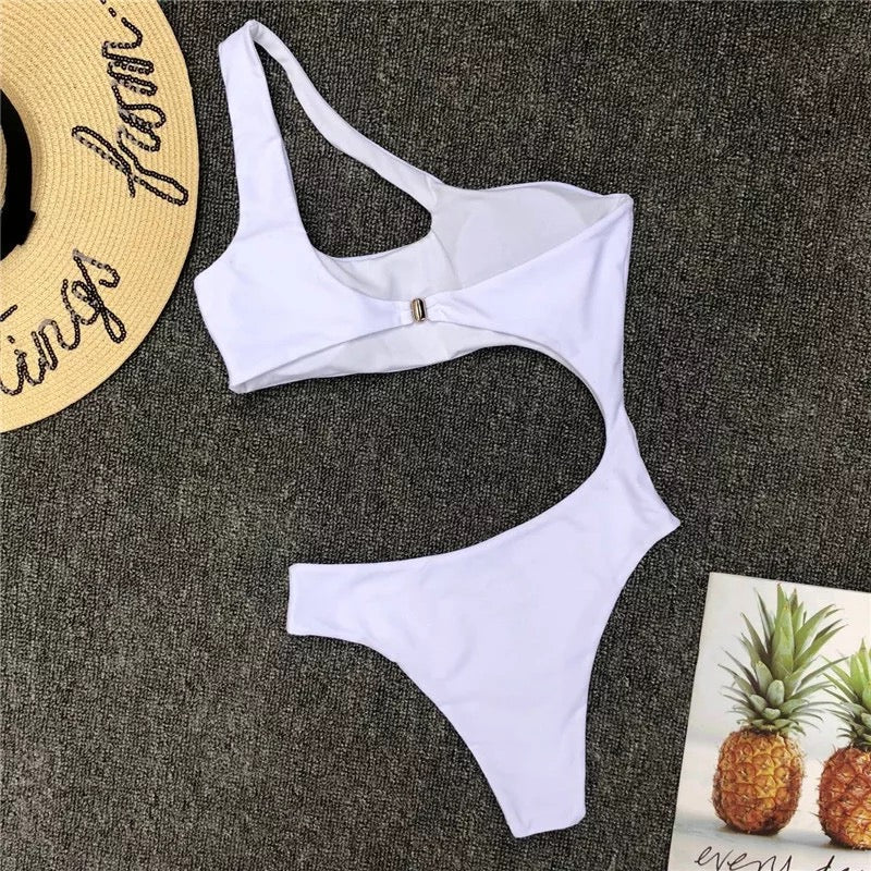 One Shoulder Sexy One Piece Bikini - Image 7
