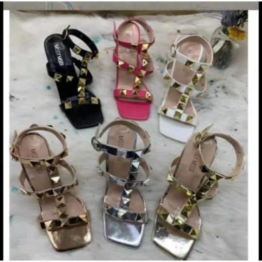 Open Toe Ankle Buckle Strap Shoes - Image 3
