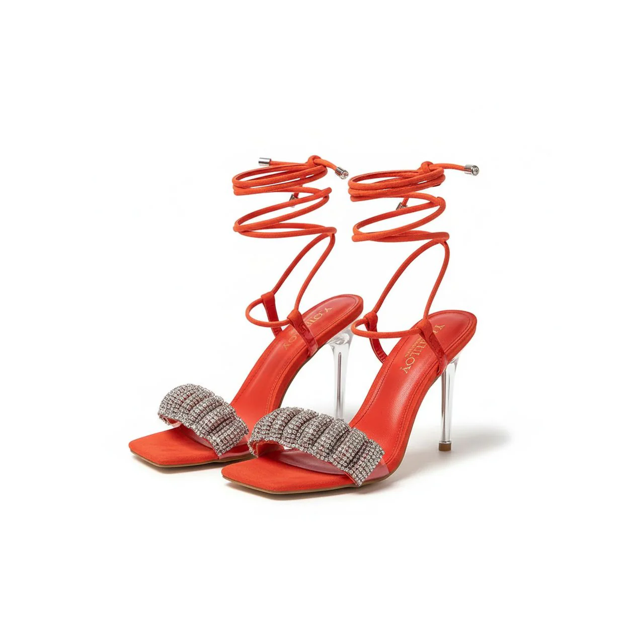 Open Toe Ankle Buckle Strap Shoes - Image 4