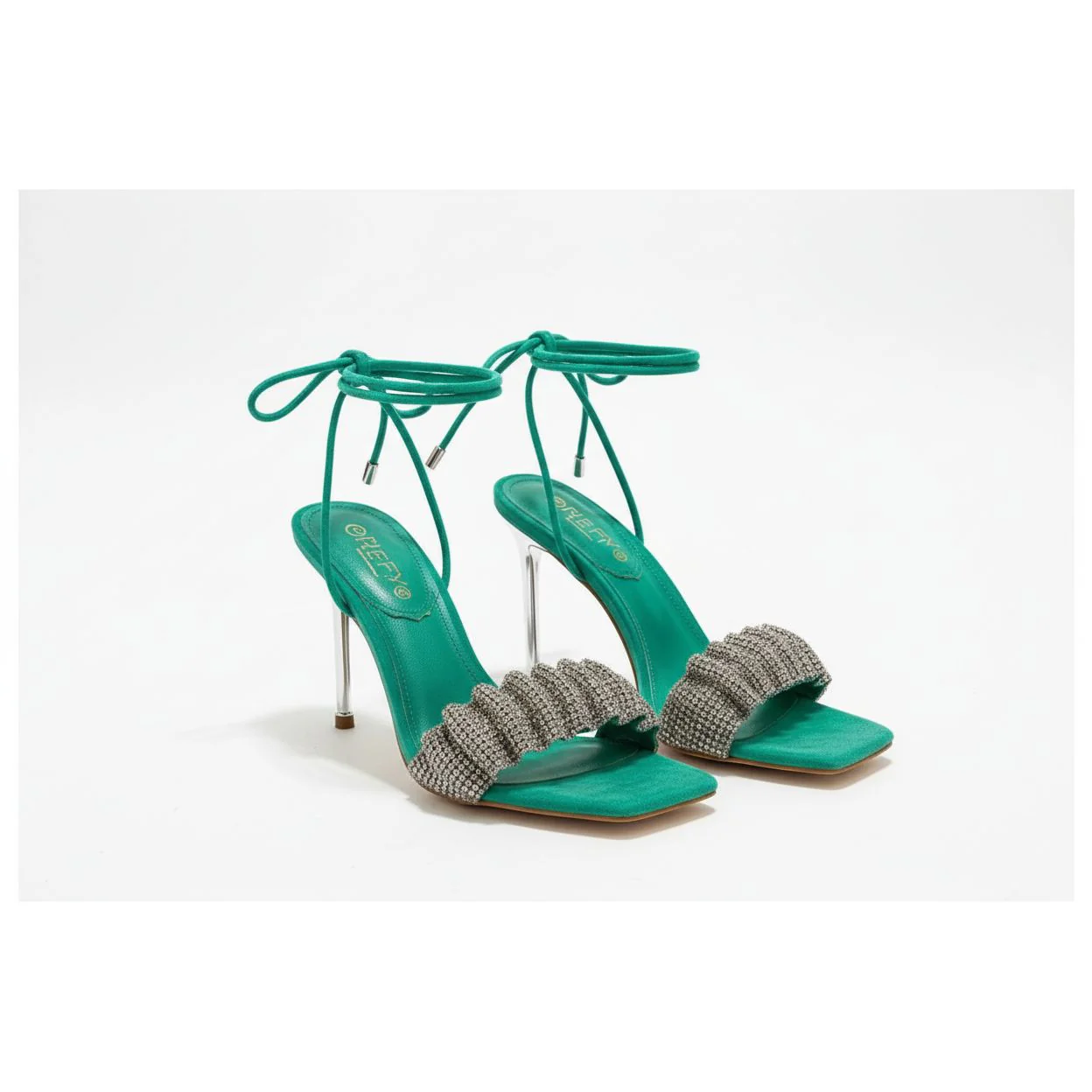 Open Toe Ankle Buckle Strap Shoes - Image 5