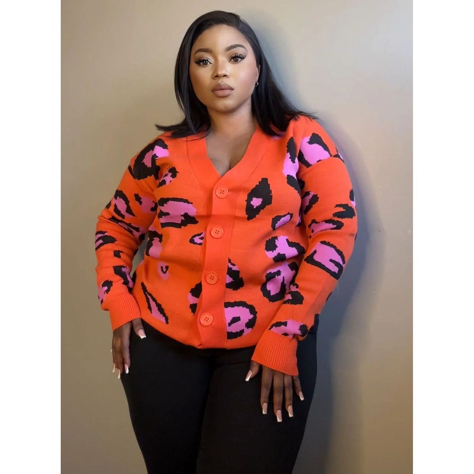 Over size winter Cardigan - Image 5