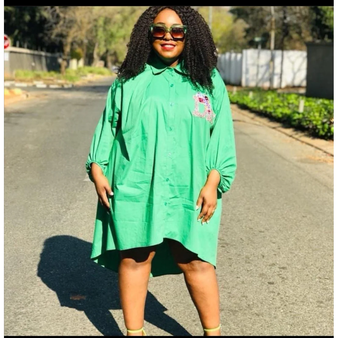 Oversized Shirt Dress. - Image 2