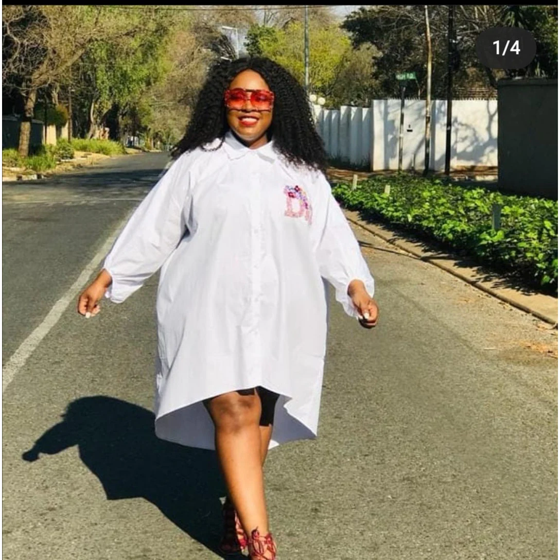 Oversized Shirt Dress. - Image 3