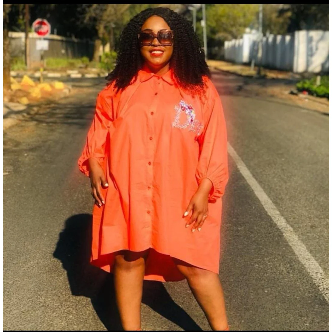 Oversized Shirt Dress. - Image 4