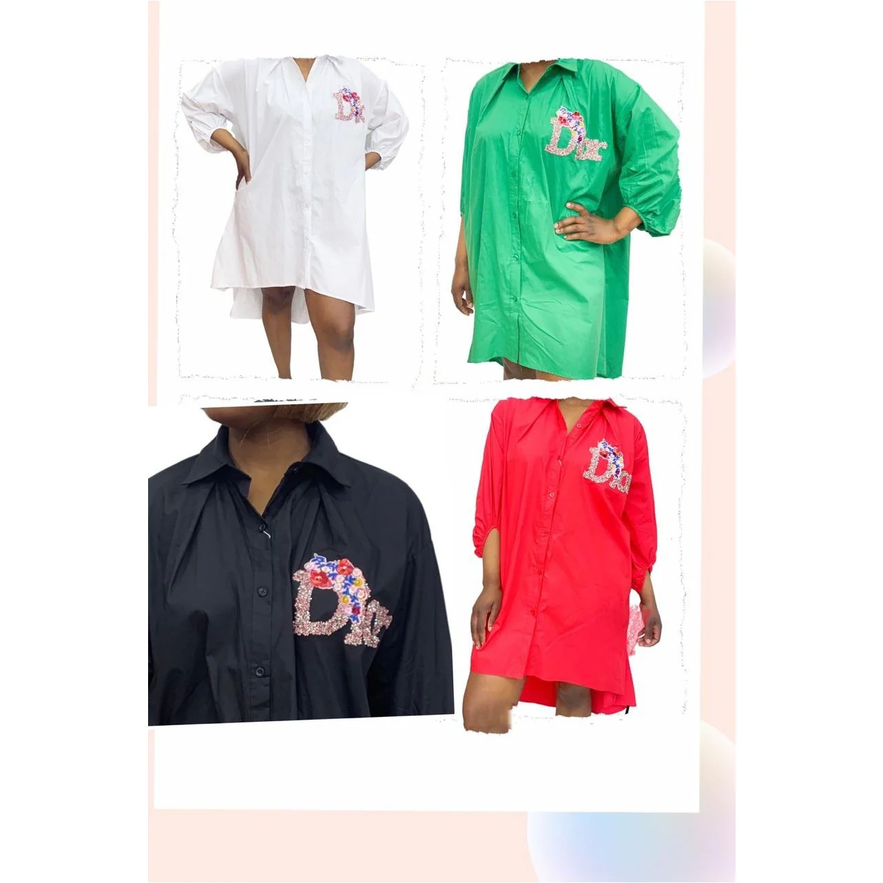 Oversized Shirt Dress. - Image 5