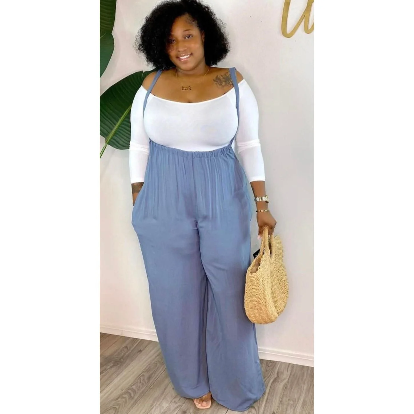 Oversized Wide Leg Jumpsuit - Image 3