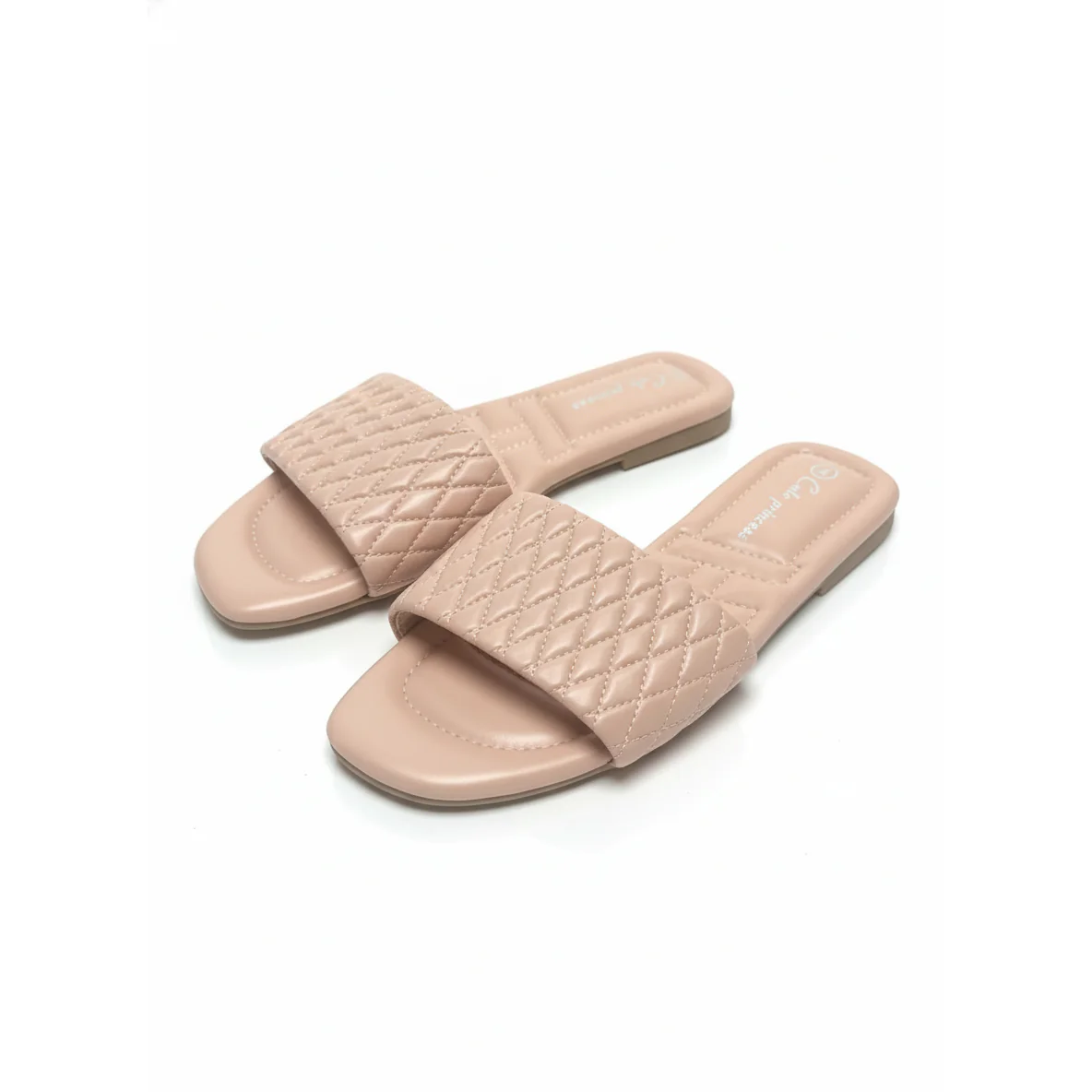 Padded Comfort Flats Slide Sandals - Image 4