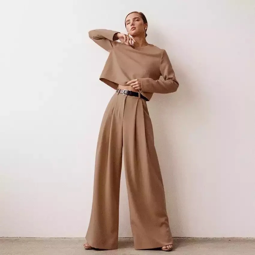 Palazzo Pants and Top Mujar Set - Image 3