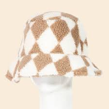 Pattern Faux Fur Fluffy Bucket Hats. - Image 4