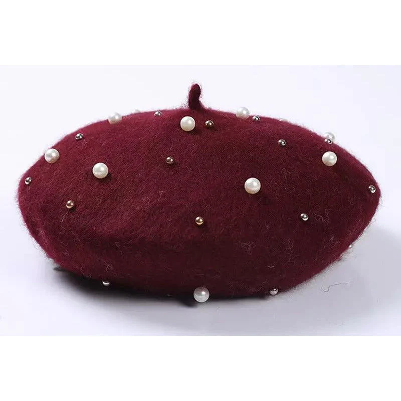 New Fashion Pearl Beret - Image 15
