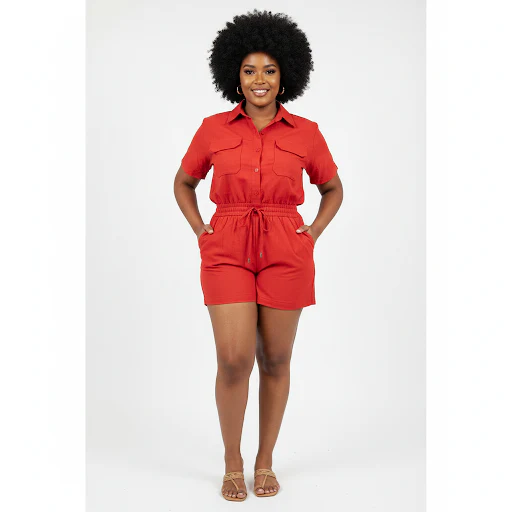 Plain Colour Short Pants and Short Sleeve Top Set - Image 2