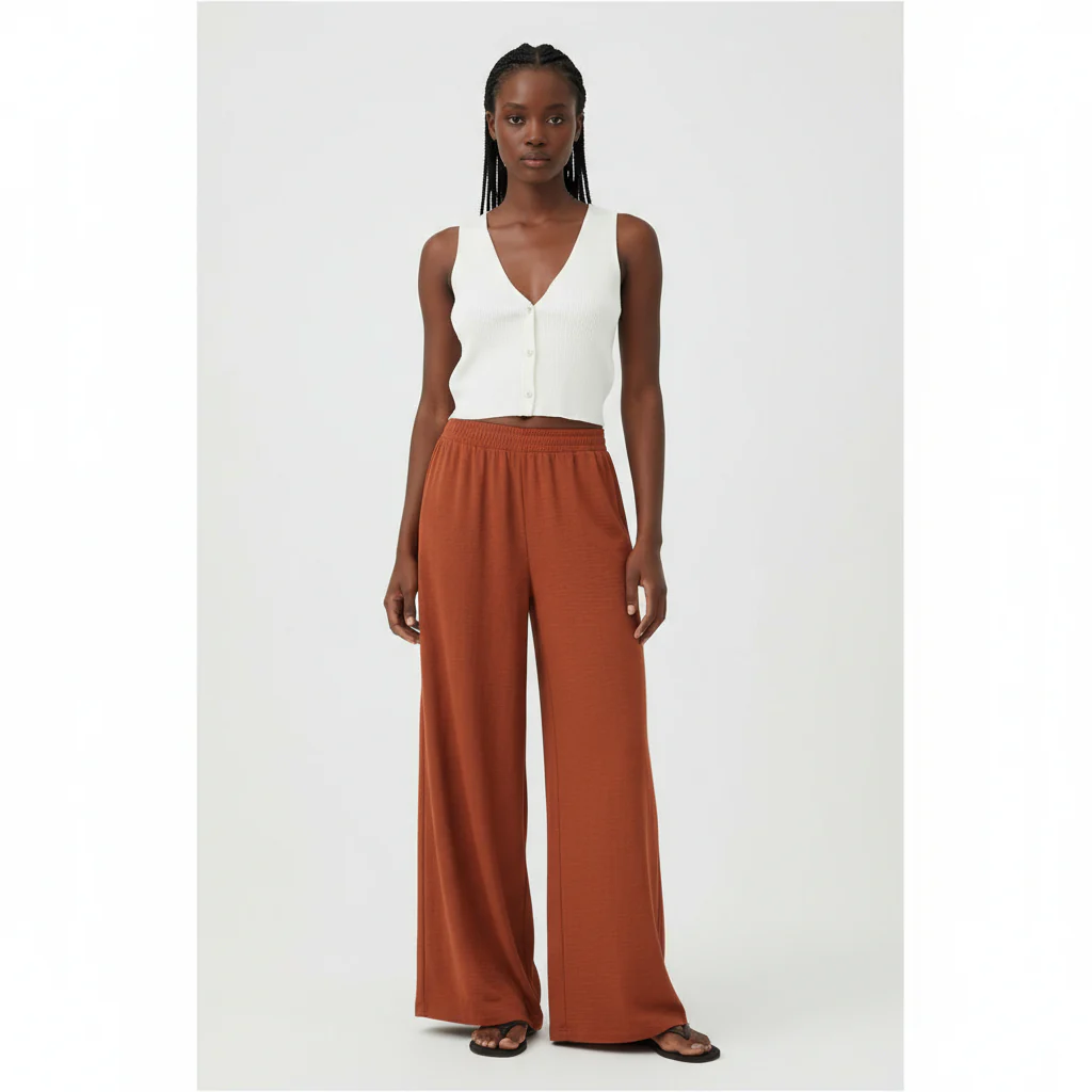Elegant Women Bottom Loose Pants