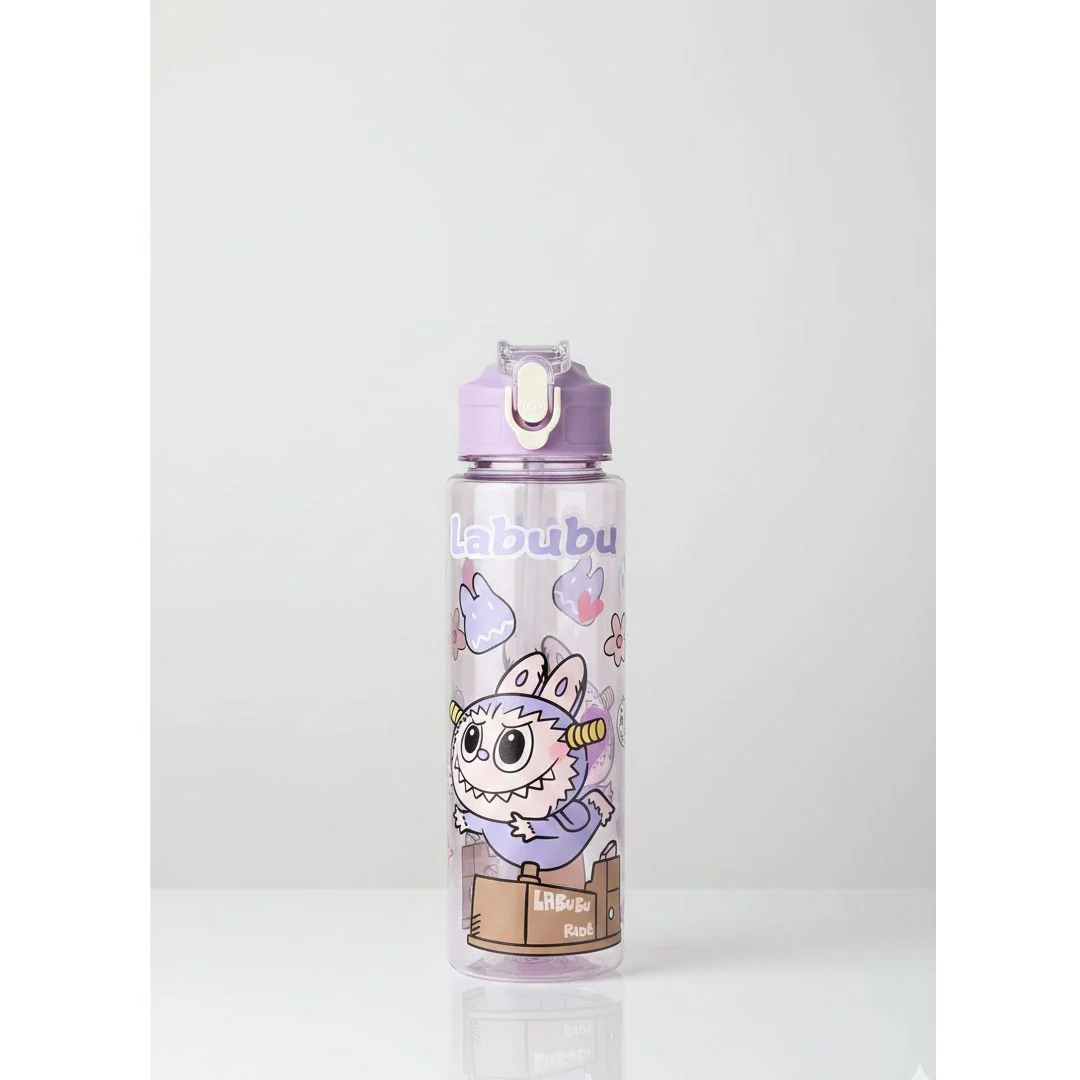 Plastic Cartoon Trendy Water/Juice Bottle - Image 4