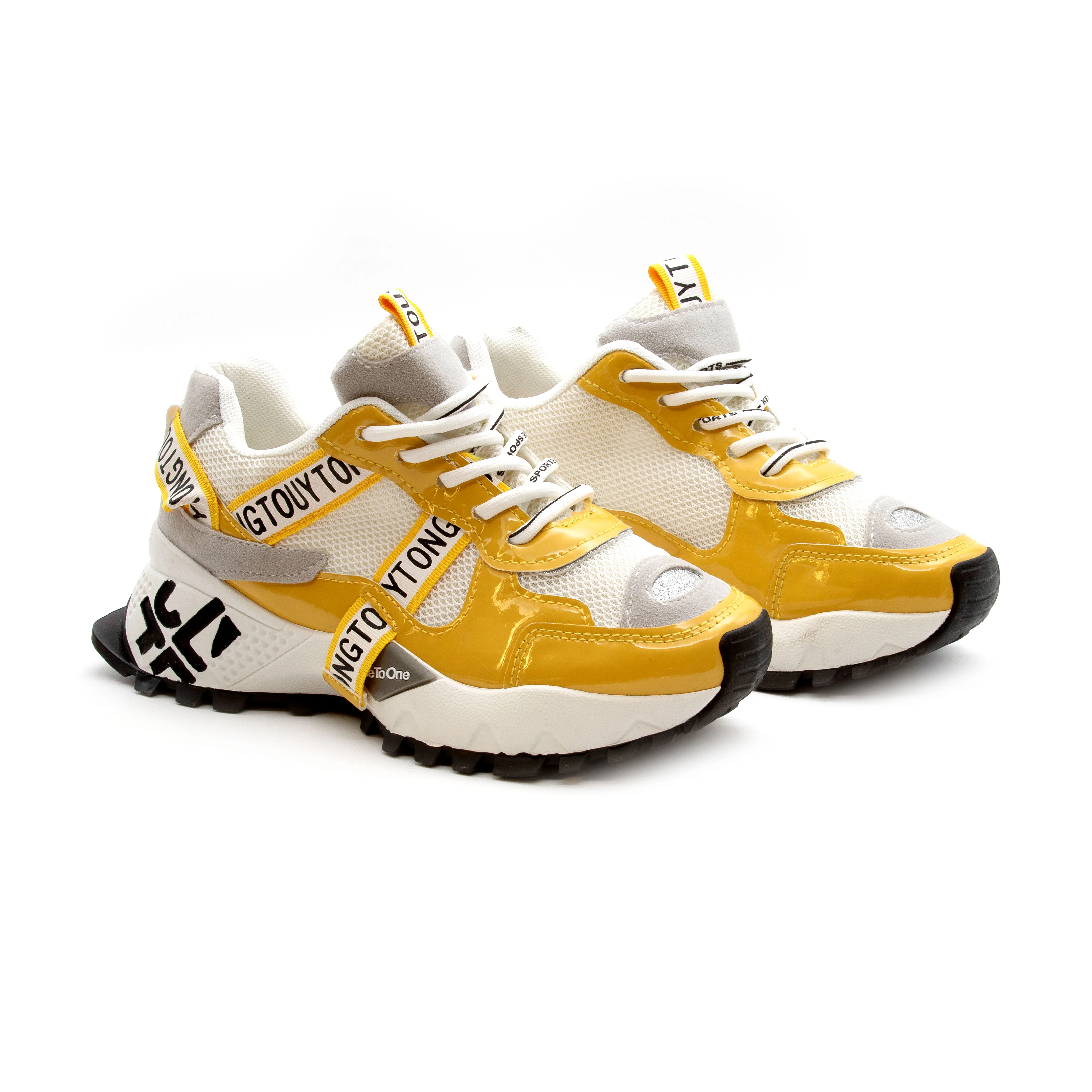 Platform Lace-Up Sneaker Shoes - Image 2