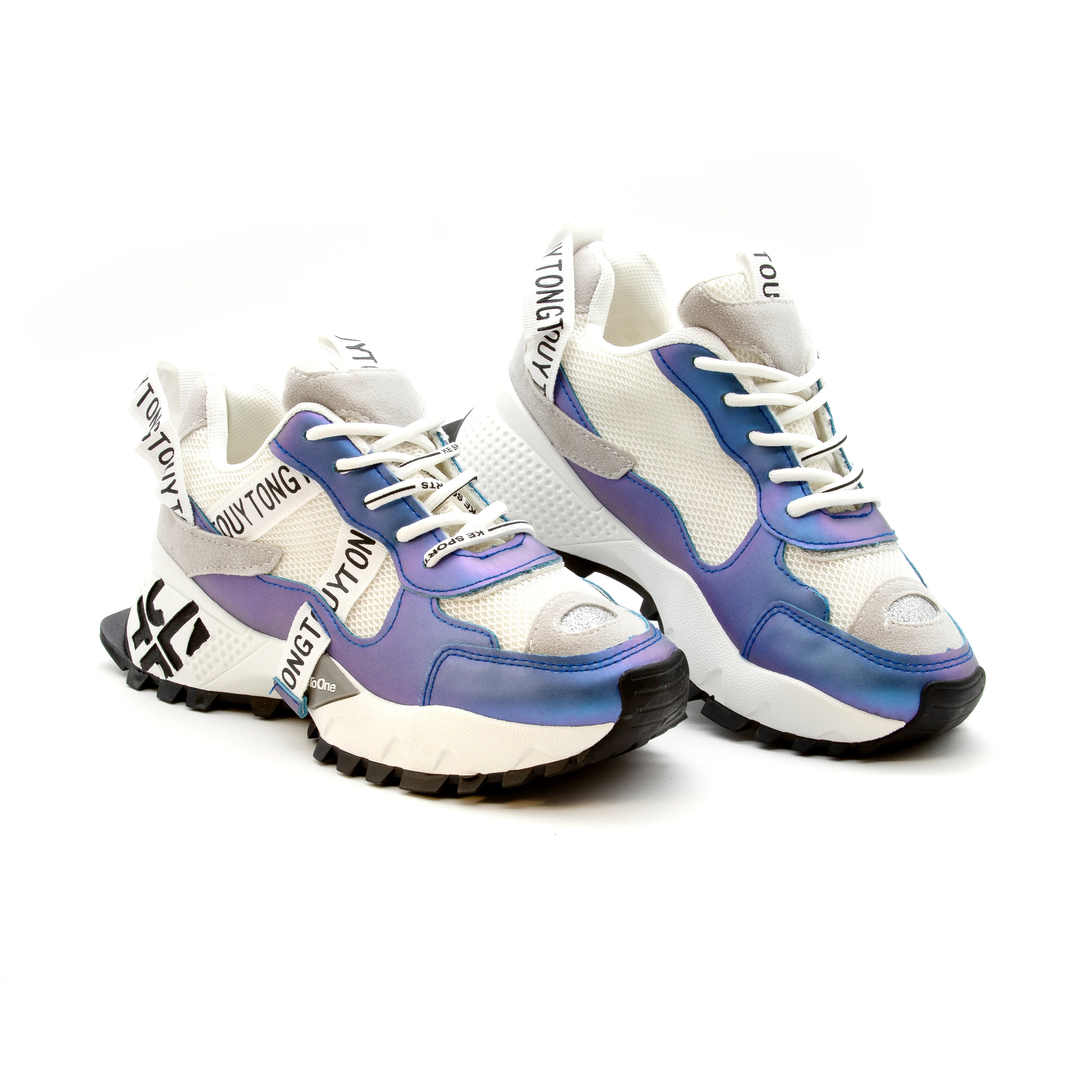 Platform Lace-Up Sneaker Shoes - Image 6