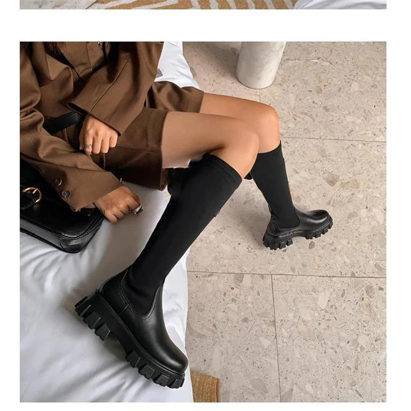Platform Thigh High Boots - Image 6
