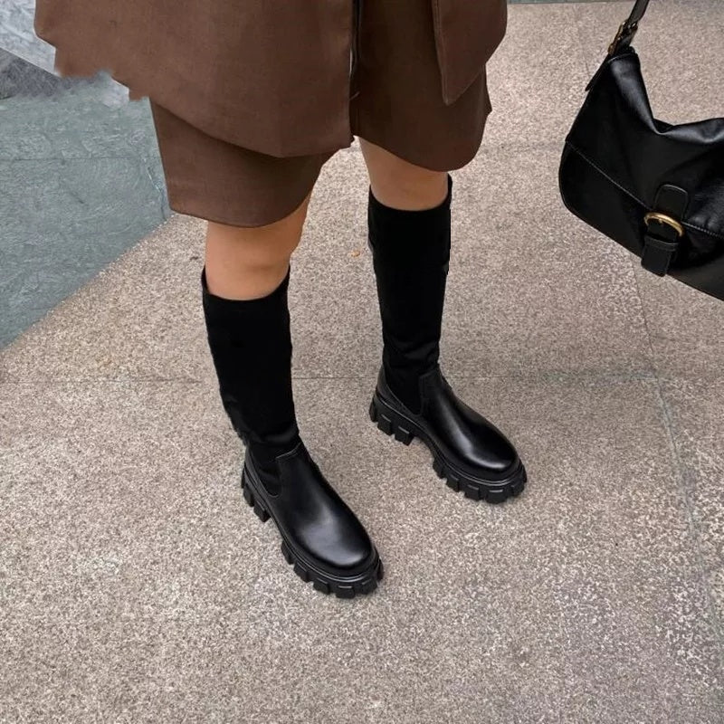 Platform Thigh High Boots - Image 8