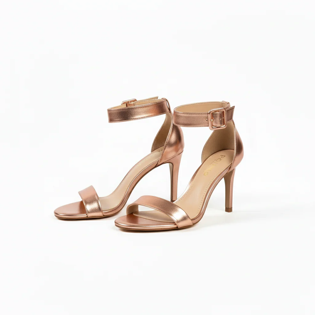 Pleaser Amuse-10 Closed Back Ankle Strap Sandal - Image 3