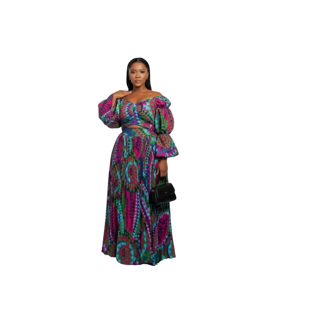 Pleated Geometric Set