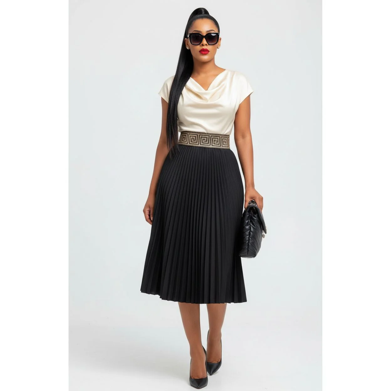 Pleated maxi Skirt  - Image 2