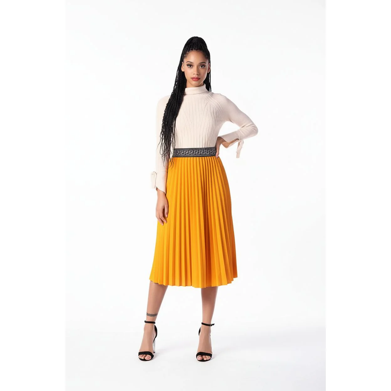 Pleated maxi Skirt  - Image 3