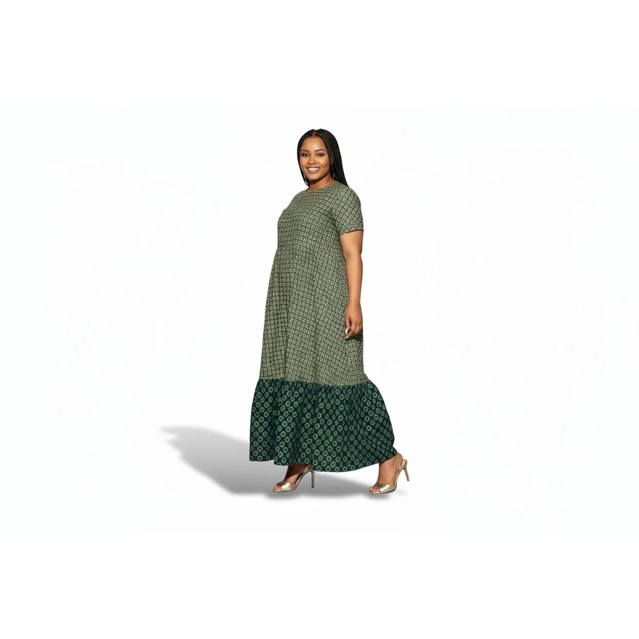 Pleated Traditional South African Shwe Shwe Dress - Image 3