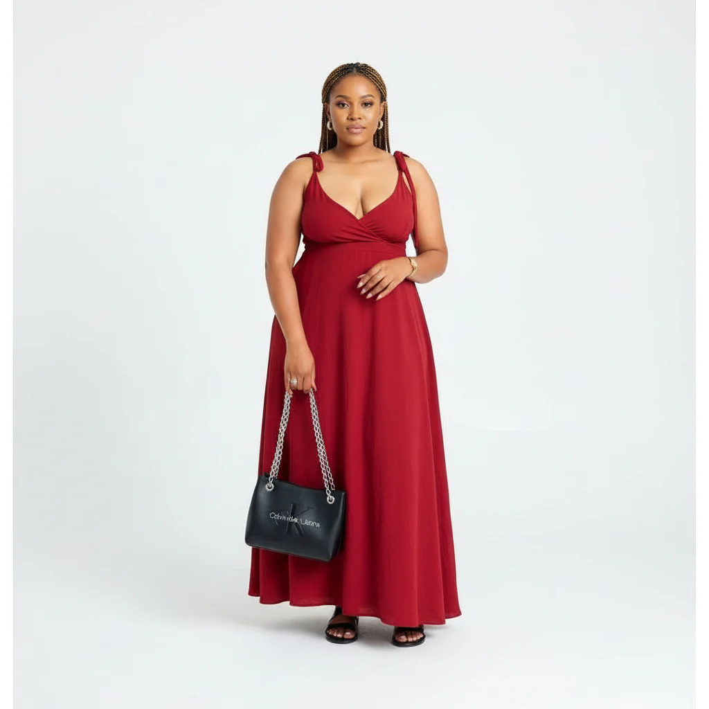 Satin Long Prom Unique Sleeveless Dress.